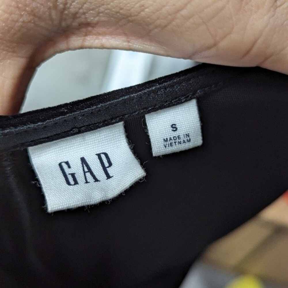 Vintage Y2K Gap Small Black 90s Crushed Velvet Short‎ Sleeve Jumpsuit Mob Wife - Picture 6 of 7